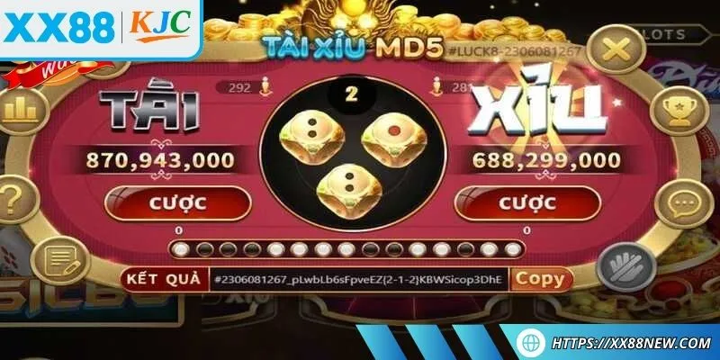 Tài xỉu MD5 kết hợp thuật toán minh bạch